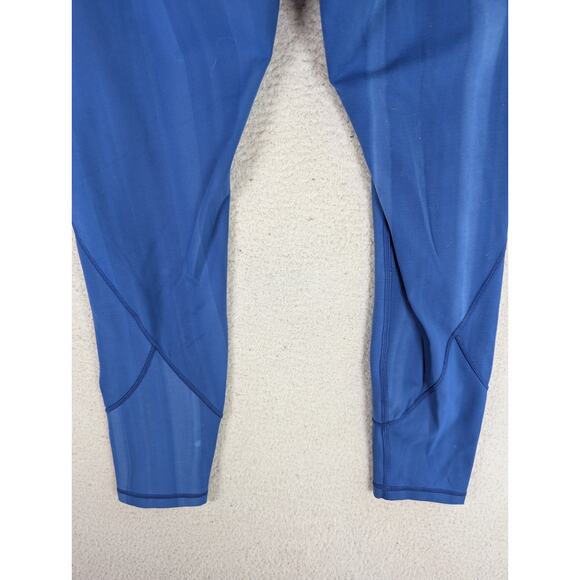 Lululemon Leggings Womens Sz 8 Utility Blue In Movement 7/8 Tight Everlux Gym - Picture 15 of 16